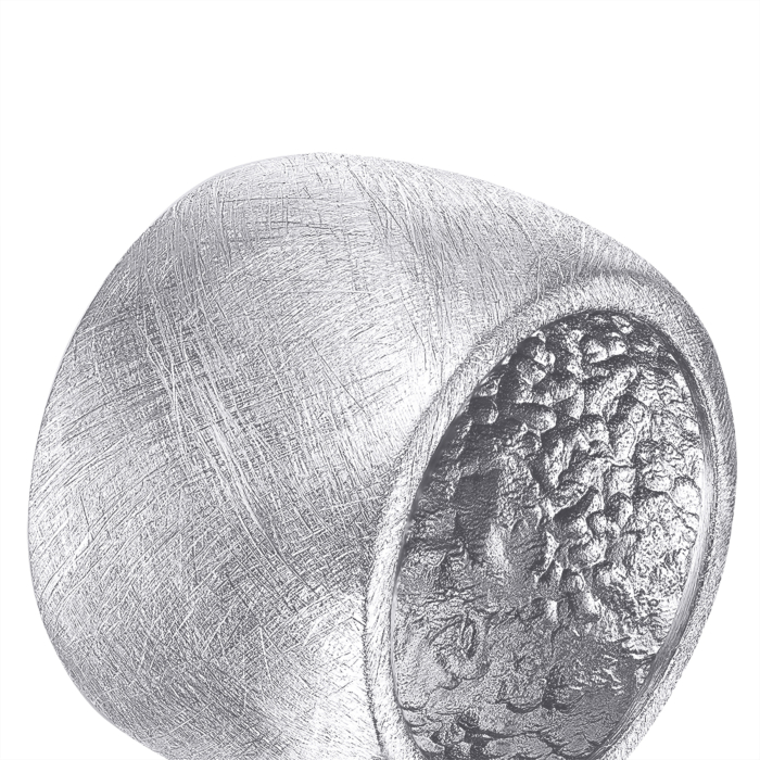 Серебряное кольцо без вставки. Артикул S-AN-25-008/G/R-R/12