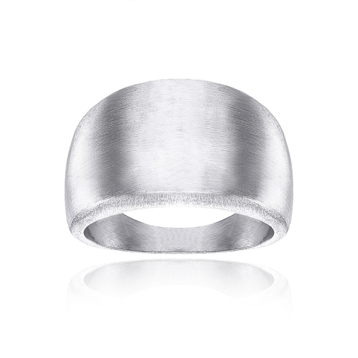 Срібна каблучка без вставки. Артикул S-AN-25-040/A/R-R/12