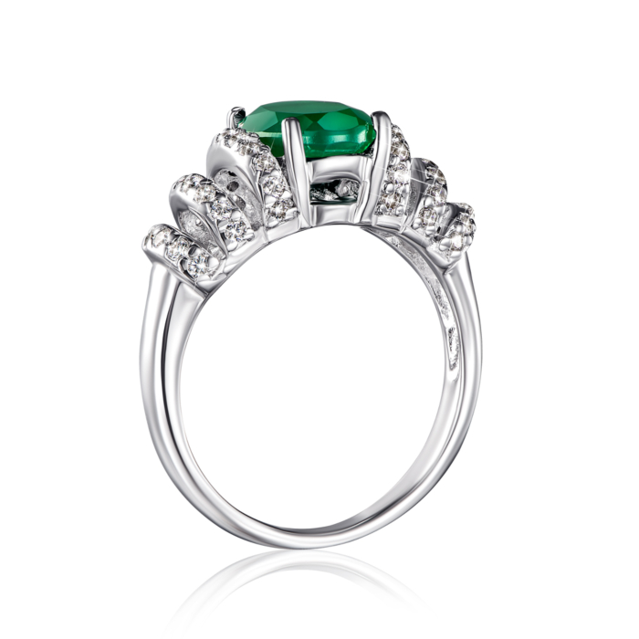 Срібна каблучка з агатом. Артикул GRE2353-R/12/6219