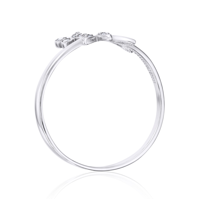Серебряное кольцо с фианитами. Артикул 001036/12/1/1