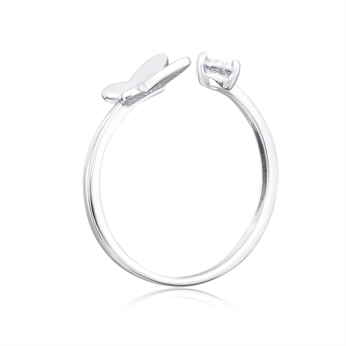 Серебряное кольцо с фианитами. Артикул 001043/12/1/3193