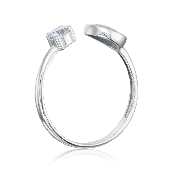 Серебряное кольцо с фианитами. Артикул 001045/12/1/149