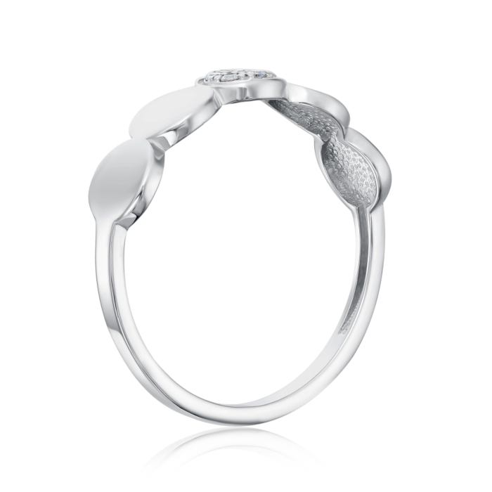 Серебряное кольцо с фианитами. Артикул 001059/12/1/13
