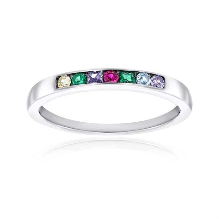 Срібна каблучка з фіанітами. Артикул 2R33731-R/12/3535