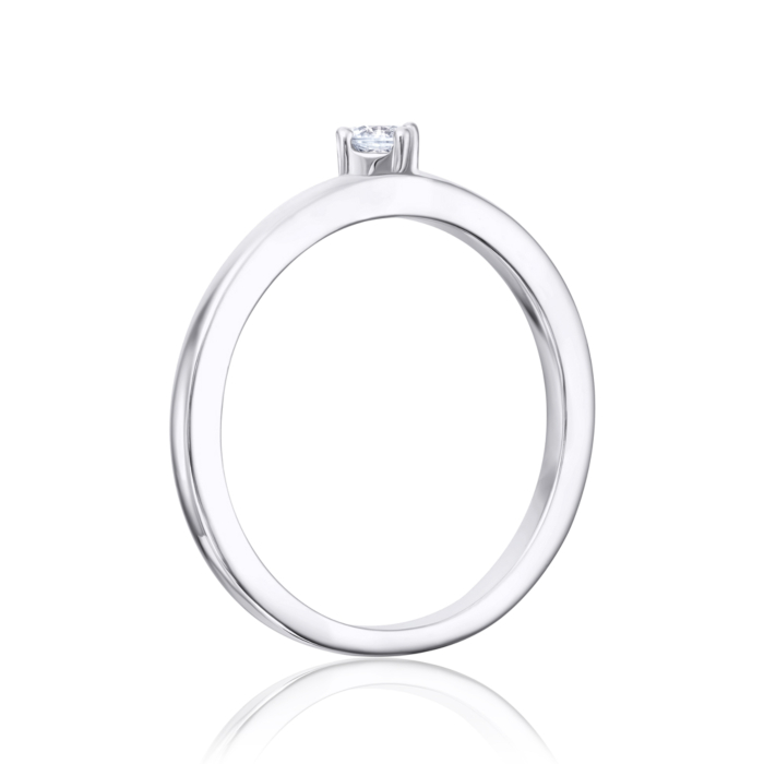 Серебряное кольцо с фианитами. Артикул ML13844A-R/12/1