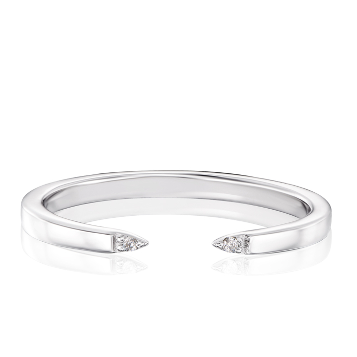 Срібна каблучка з фіанітами. Артикул OL02769A-R/12/1