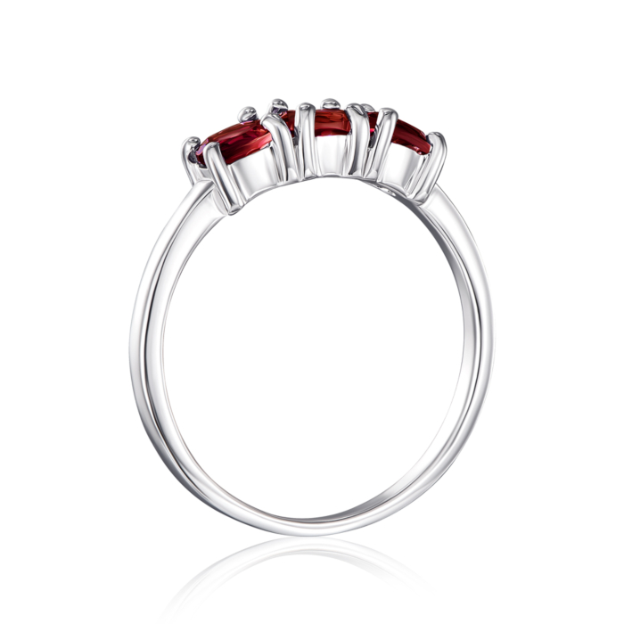Серебряное кольцо с гранатом. Артикул GRE1470-R/12/7167
