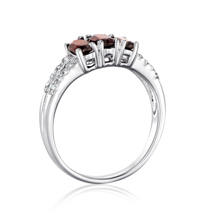 Срібна каблучка з гранатом. Артикул GRE1990-R/12/5232