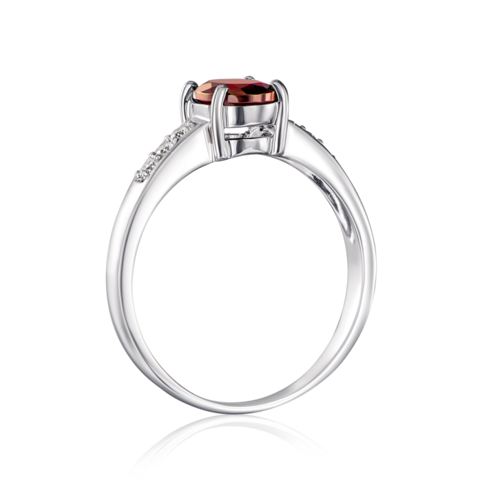 Срібна каблучка з гранатом. Артикул GRE2889-R/12/5050