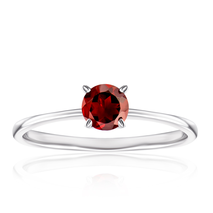 Срібна каблучка з гранатом. Артикул GRE2983-R/12/5086