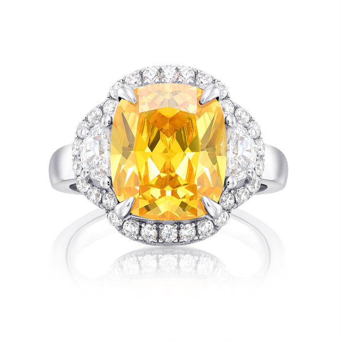 Серебряное кольцо с кварцем. Артикул OL02701E-R/12/3115