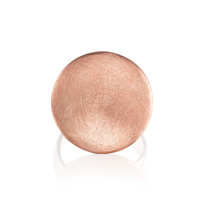 Серебряное позолоченное кольцо. Артикул 5AG0027B-1-R/17