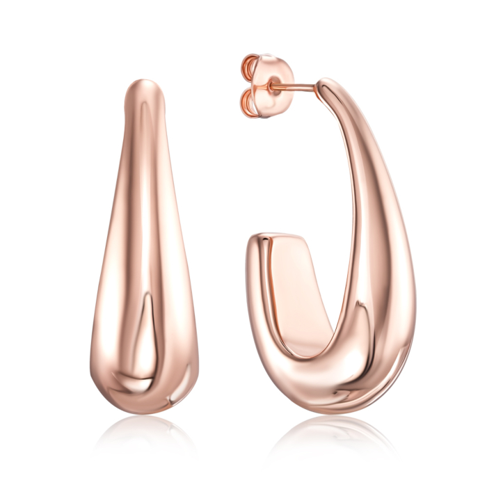 Серебряные позолоченные серьги. Артикул 1AG1435G-E/17