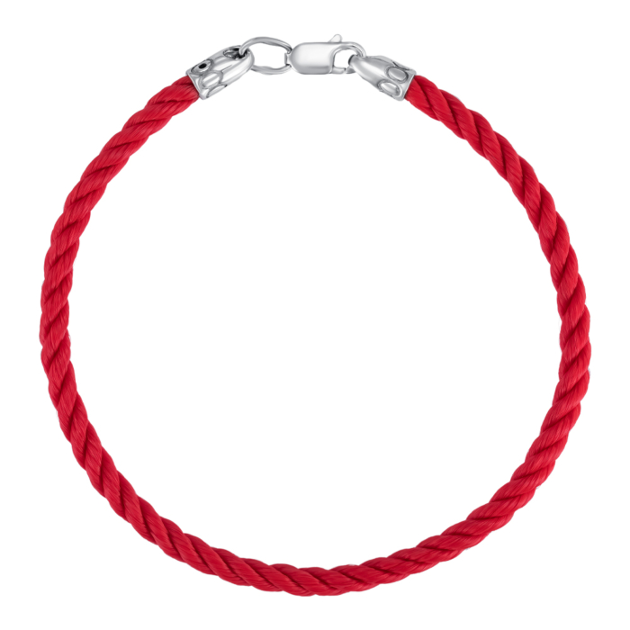 Шовковий браслет. Артикул SGrit3mm Red BR ROD