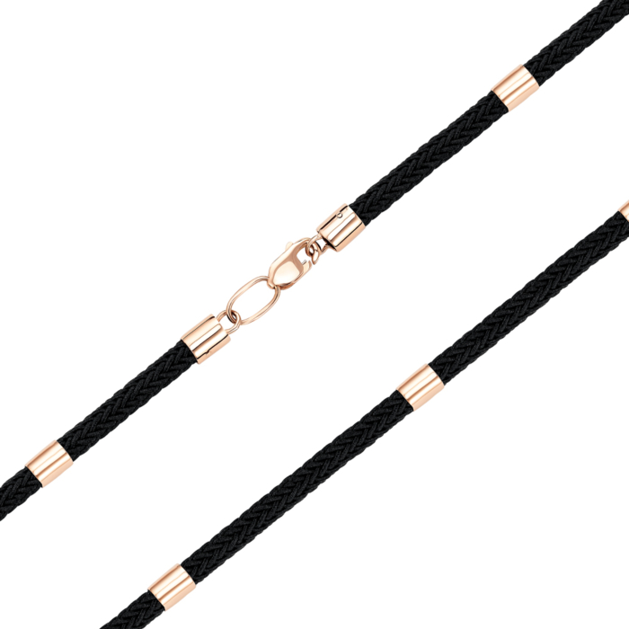 Шовковий шнурок із золотою застібкою. Артикул 06159-45/01/0