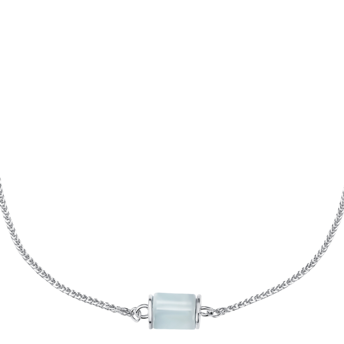 Срібний браслет з жадеїтом. Артикул SL00031-B/12/7953