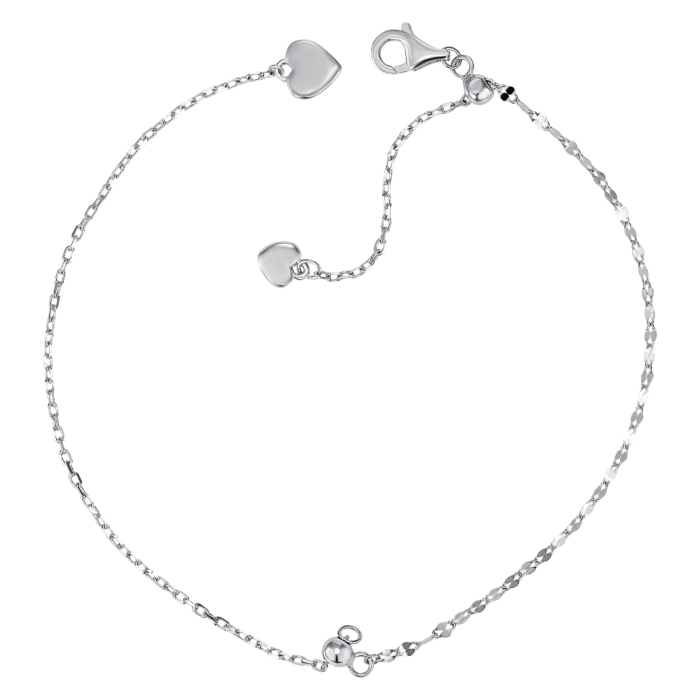 Серебряный браслет без вставки. Артикул SL00062-B/12