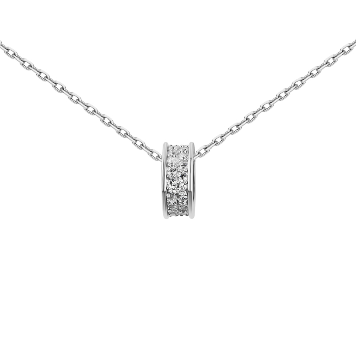 Серебряное колье с фианитами. Артикул UG5SN00749