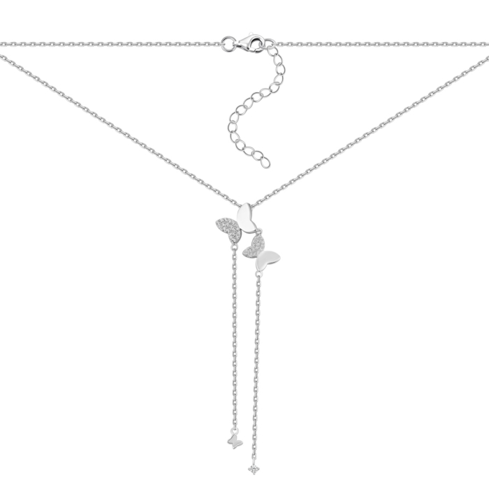 Серебряное колье с фианитами. Артикул UG5SN25356