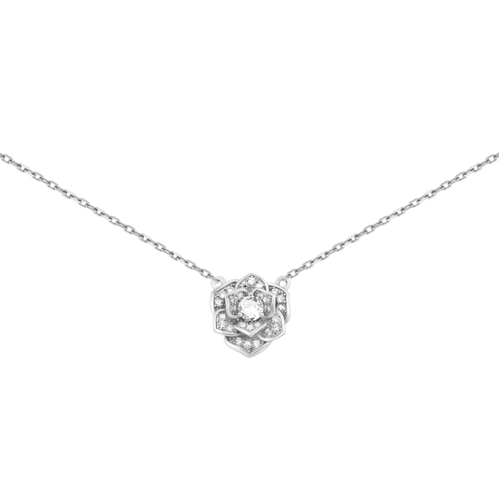 Срібне кольє з фіанітами. Артикул UG5SN37822