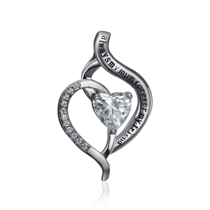 Срібна підвіска з фіанітами. Артикул SP06074A-P/12/1273