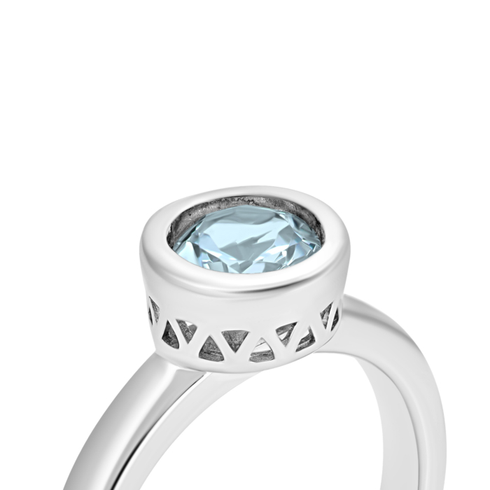 Серебряное кольцо с топазом. Артикул UG5SR22362-A к топ