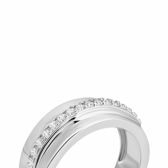 Срібна каблучка з фіанітами. Артикул UG5SR37922