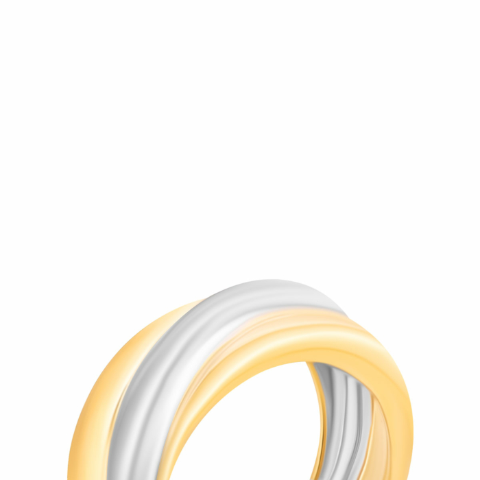 Срібна каблучка з позолотою. Артикул UG5SR38033