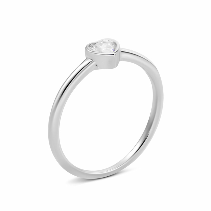 Серебряное кольцо с фианитом. Артикул UG5SZDR28485
