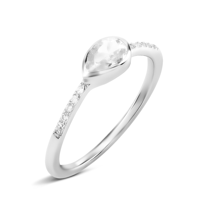 Серебряное кольцо с фианитами. Артикул UG5SZDR36458