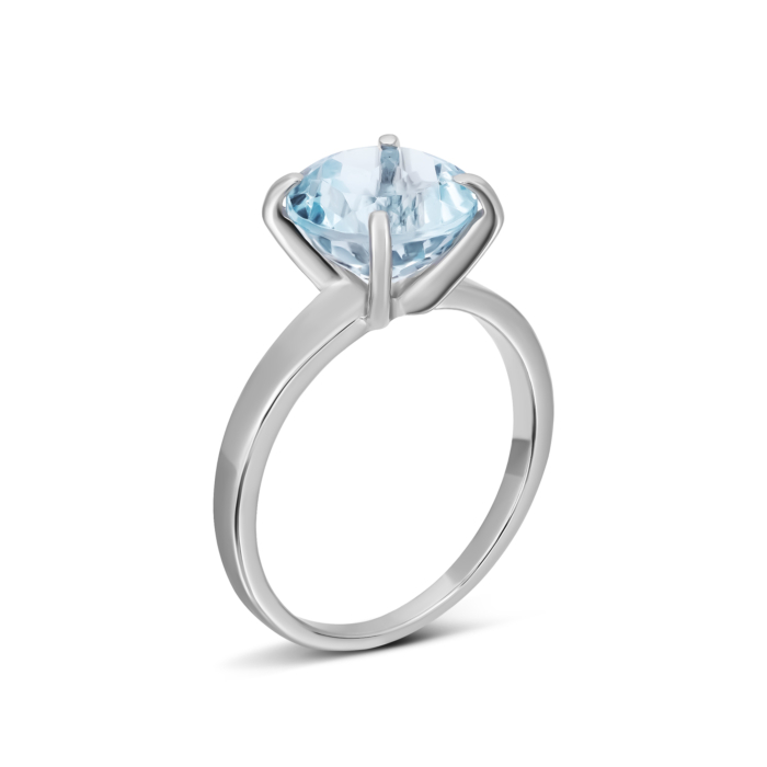 Срібна каблучка з топазом.Артикул UG5365/тзкб/з/род