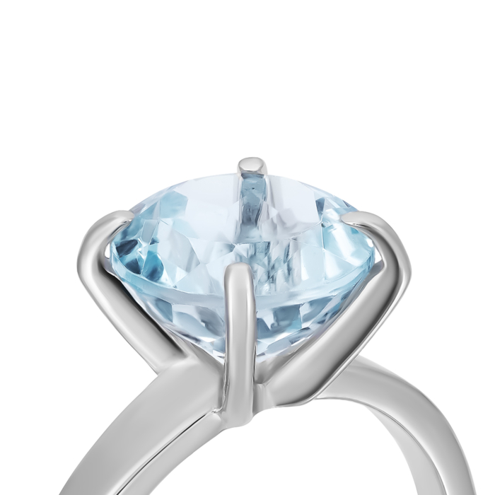 Срібна каблучка з топазом.Артикул UG5365/тзкб/з/род