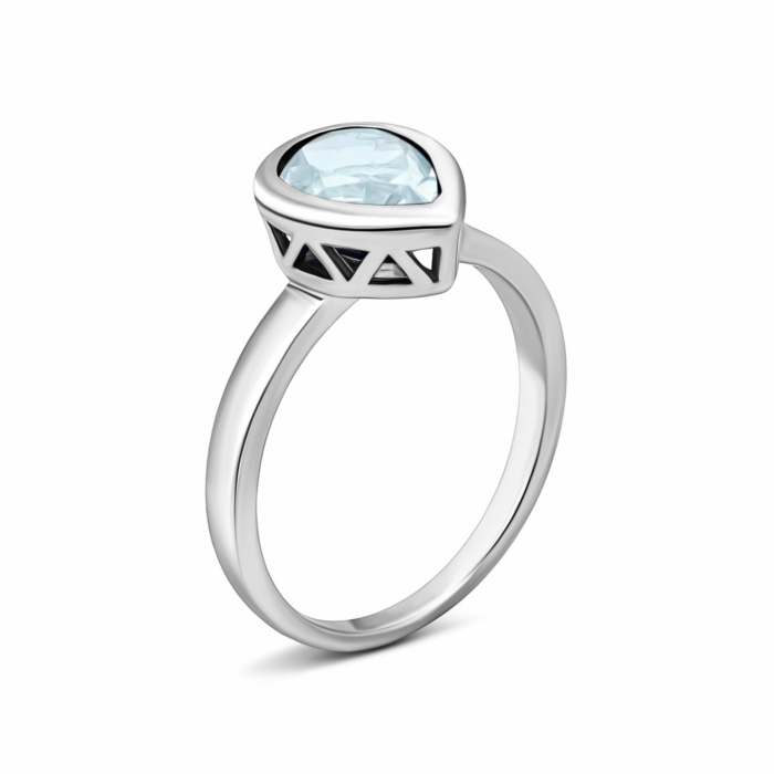 Серебряное кольцо с топазом.Артикул UG5SR22365 к топ
