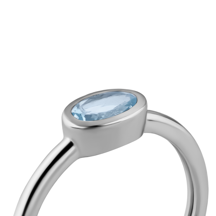 Срібна каблучка з топазом.Артикул UG5SZDR03013 п топ