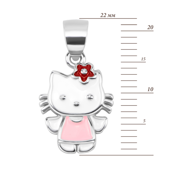 Серебряная подвеска Котик. Артикул UG59540081рб