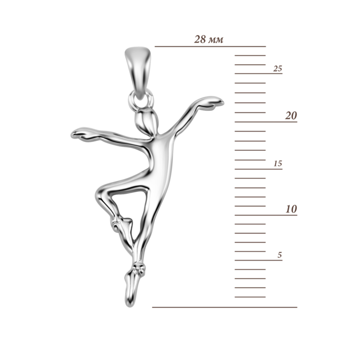 Срібна підвіска. Артикул UG5SZDP08399