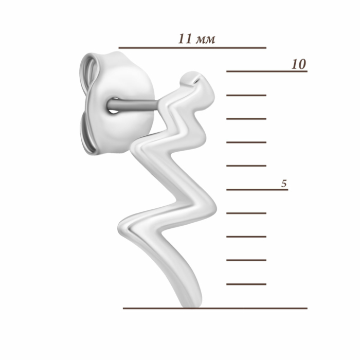 Срібні пусети.Артикул UG5AE02090