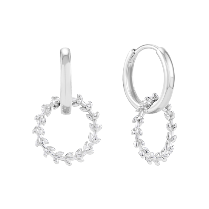 Срібні сережки-підвіски. Артикул UG5B06097