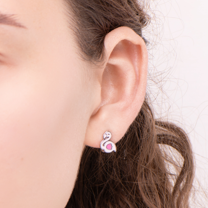 Серебряные серьги с эмалью. Артикул UG5СК2/895