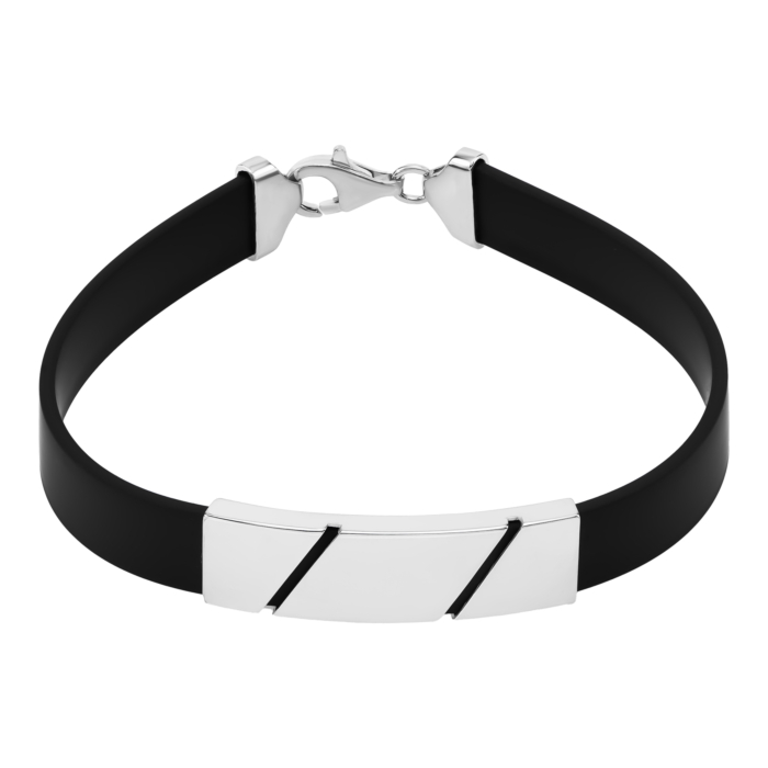 Браслет зі срібними вставками. Артикул UG5440ЧКчР 1/21