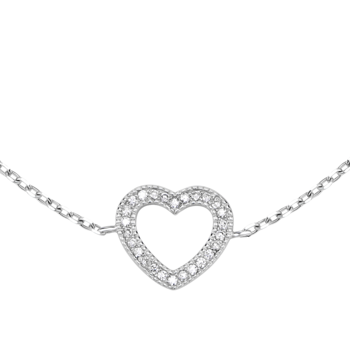 Срібний браслет з фіанітами. Артикул UG55-0008б