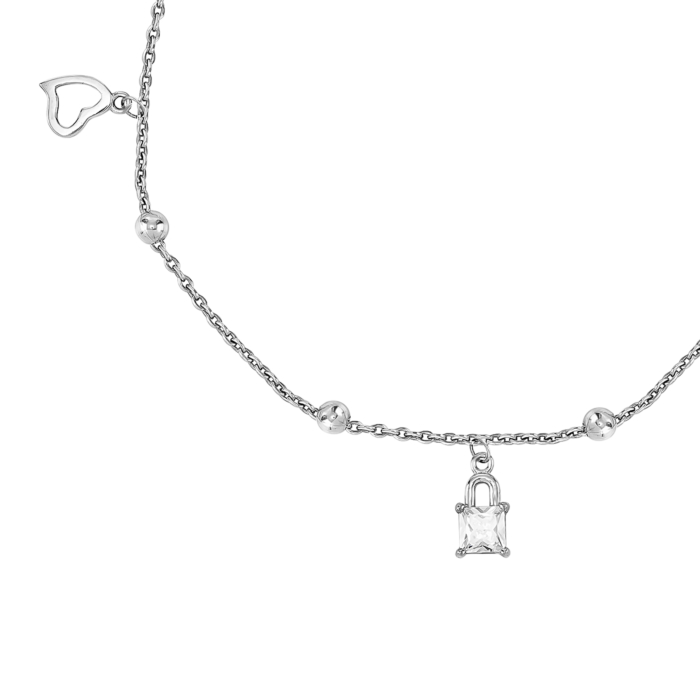 Срібний браслет з фіанітами. Артикул UG51BR68093