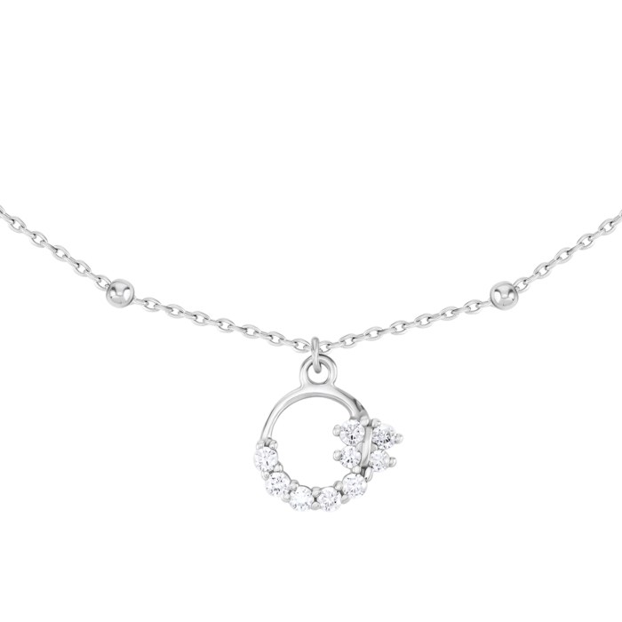 Срібний браслет з фіанітами. Артикул UG57BR57061