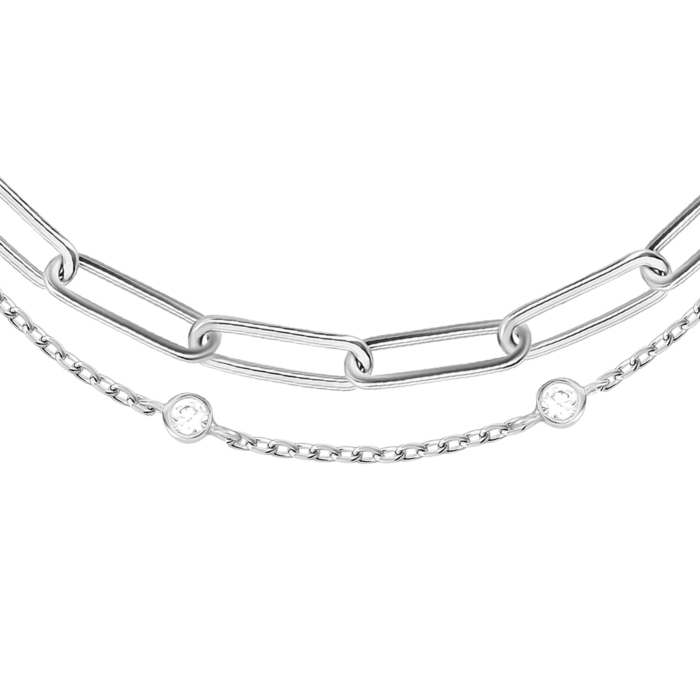 Срібний браслет з фіанітами. Артикул UG5D00457