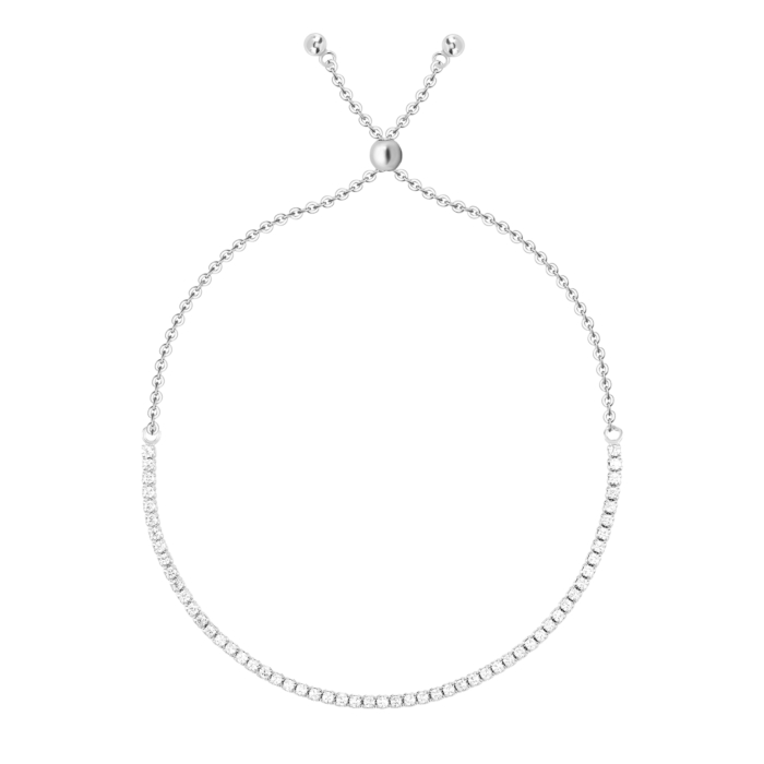 Срібний браслет з фіанітами. Артикул UG5D05673