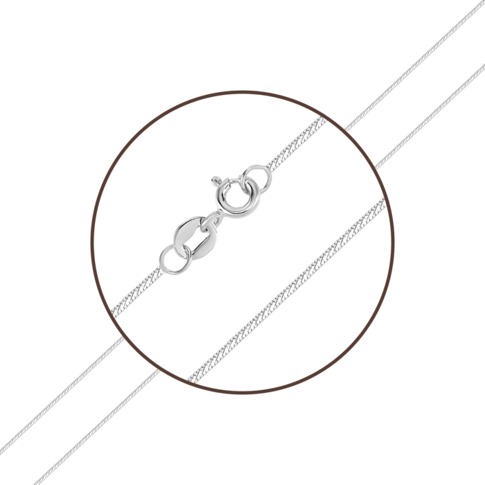 Срібний ланцюжок. Артикул UG5DE1899-45