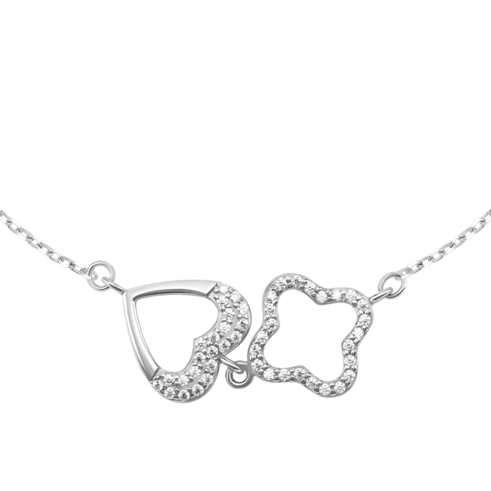 Срібний браслет з фіанітами. Артикул UG51BR31256