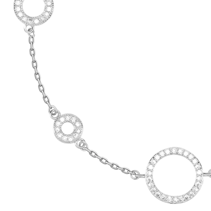 Серебряный браслет с фианитами. Артикул UG5550085б