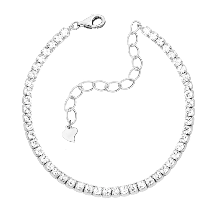 Срібний браслет з фіанітами. Артикул UG5550409б