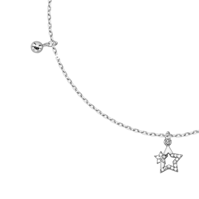 Срібний браслет з фіанітами. Артикул UG51BR72480